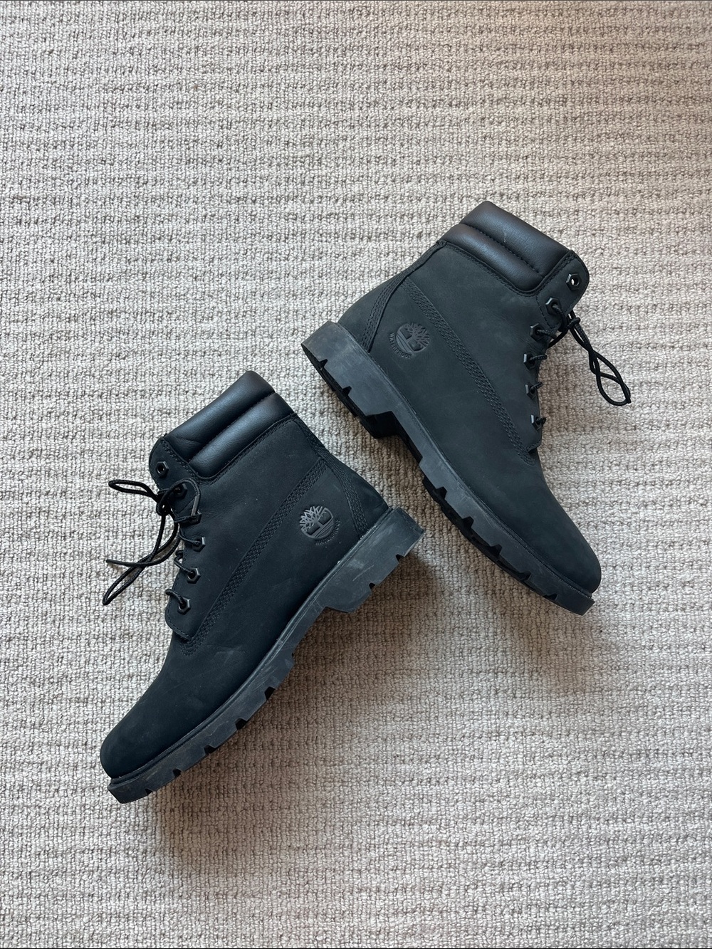Womens black timberland ortholite boots